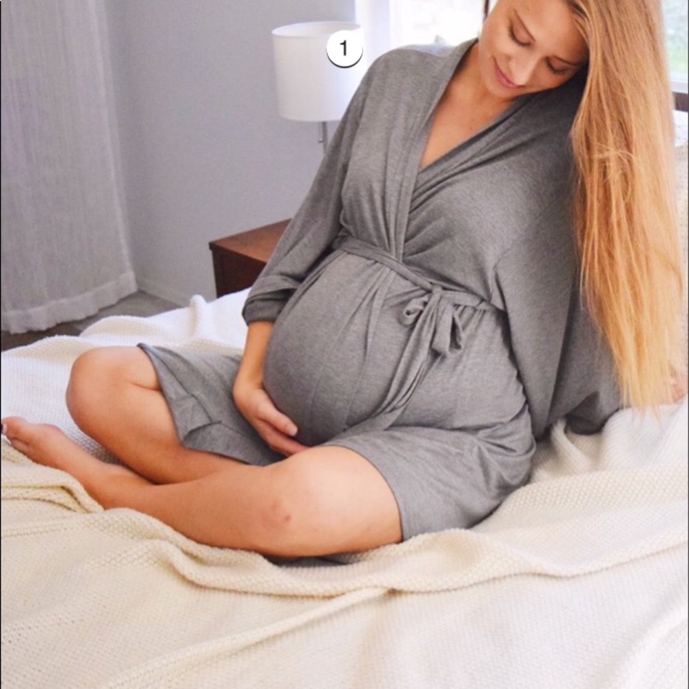 Pinkblush maternity nursing robe